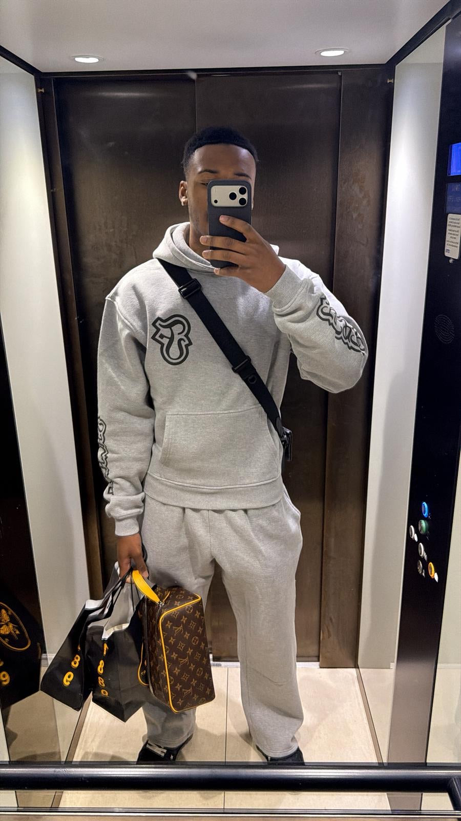 F4C4DE TRACKSUIT - GREY MARL