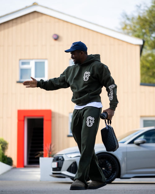 F4C4DE TRACKSUIT - DARK GREEN