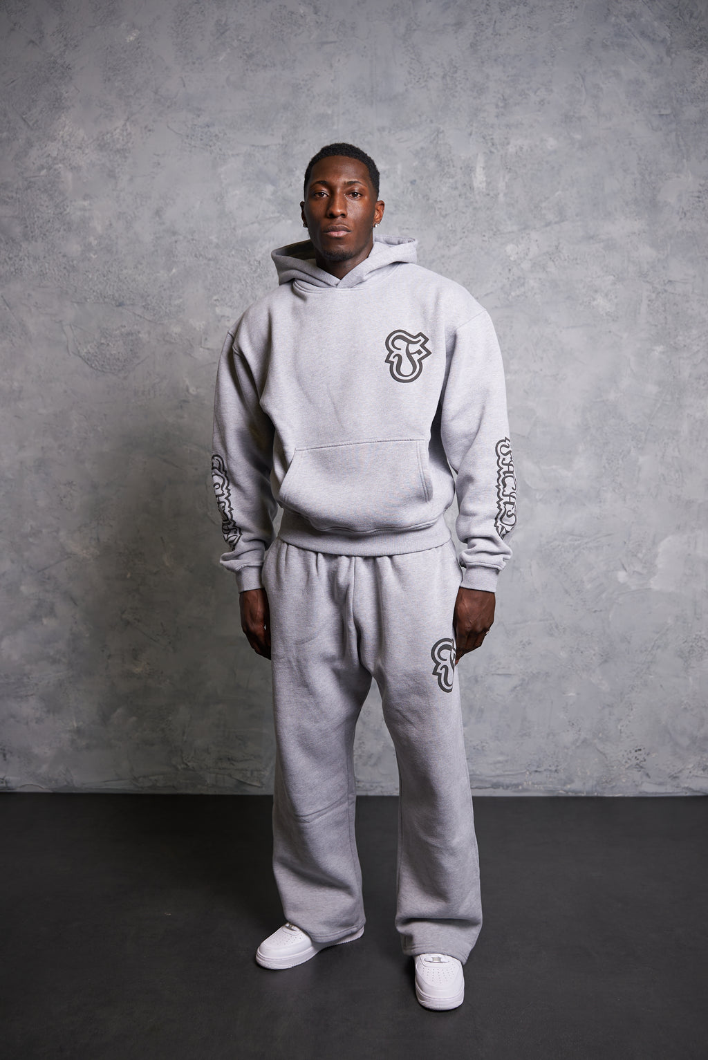 F4C4DE TRACKSUIT - GREY MARL