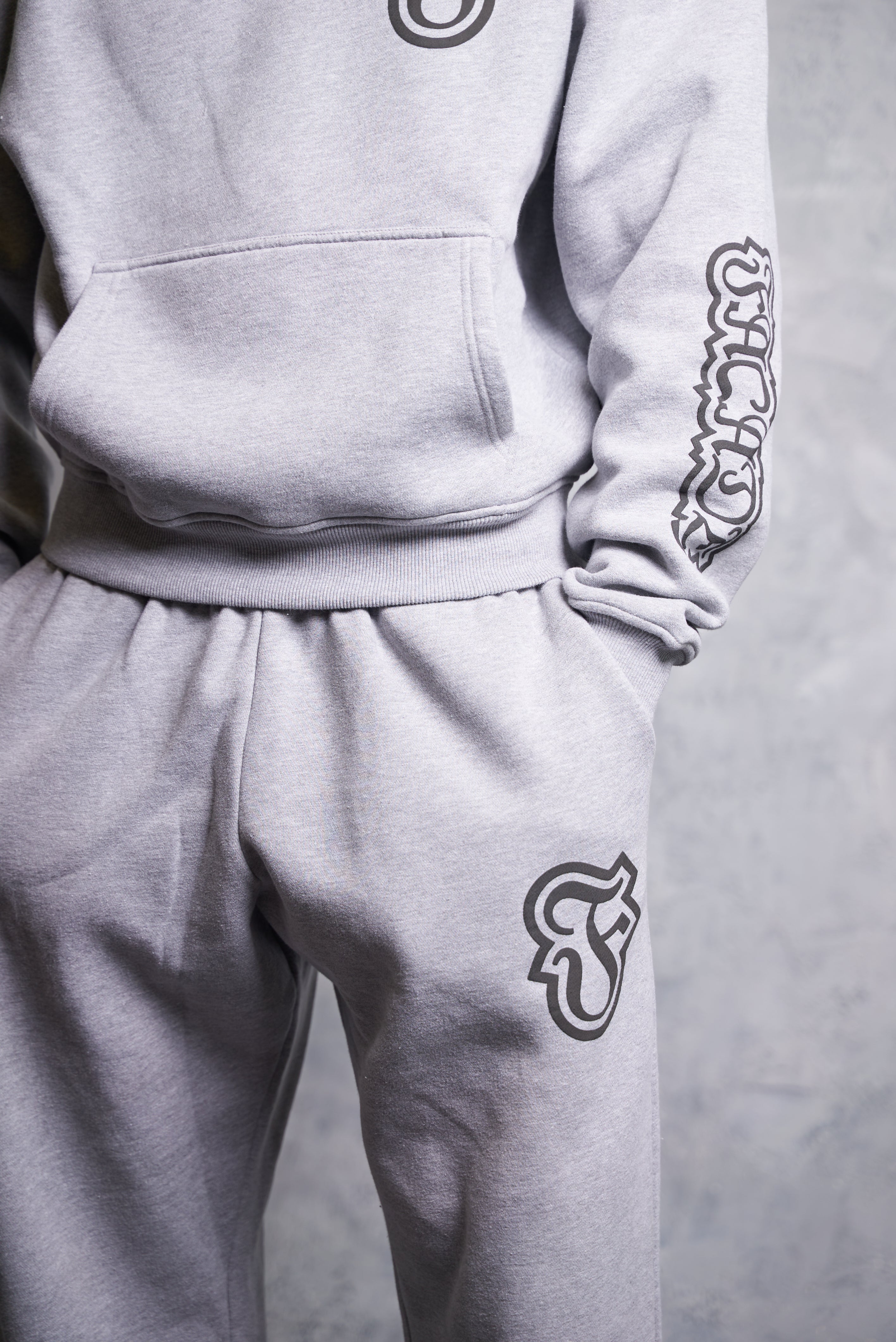 F4C4DE TRACKSUIT - GREY MARL