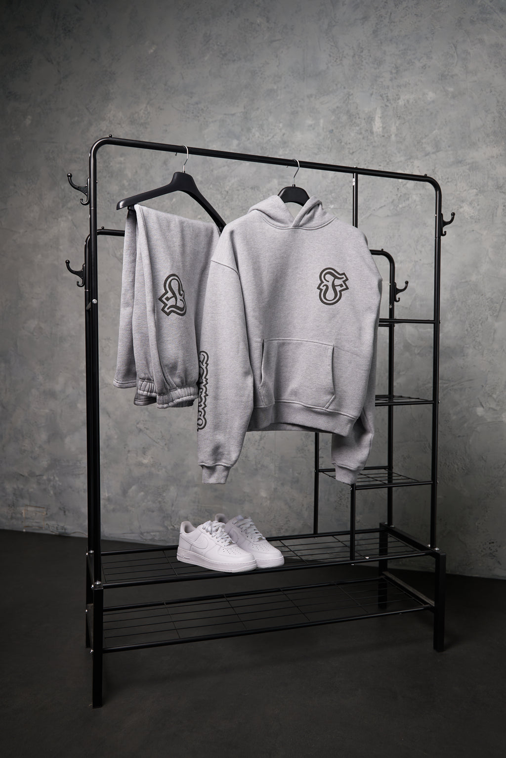 F4C4DE TRACKSUIT - GREY MARL