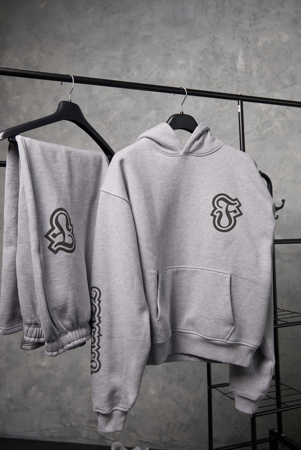 F4C4DE TRACKSUIT - GREY MARL