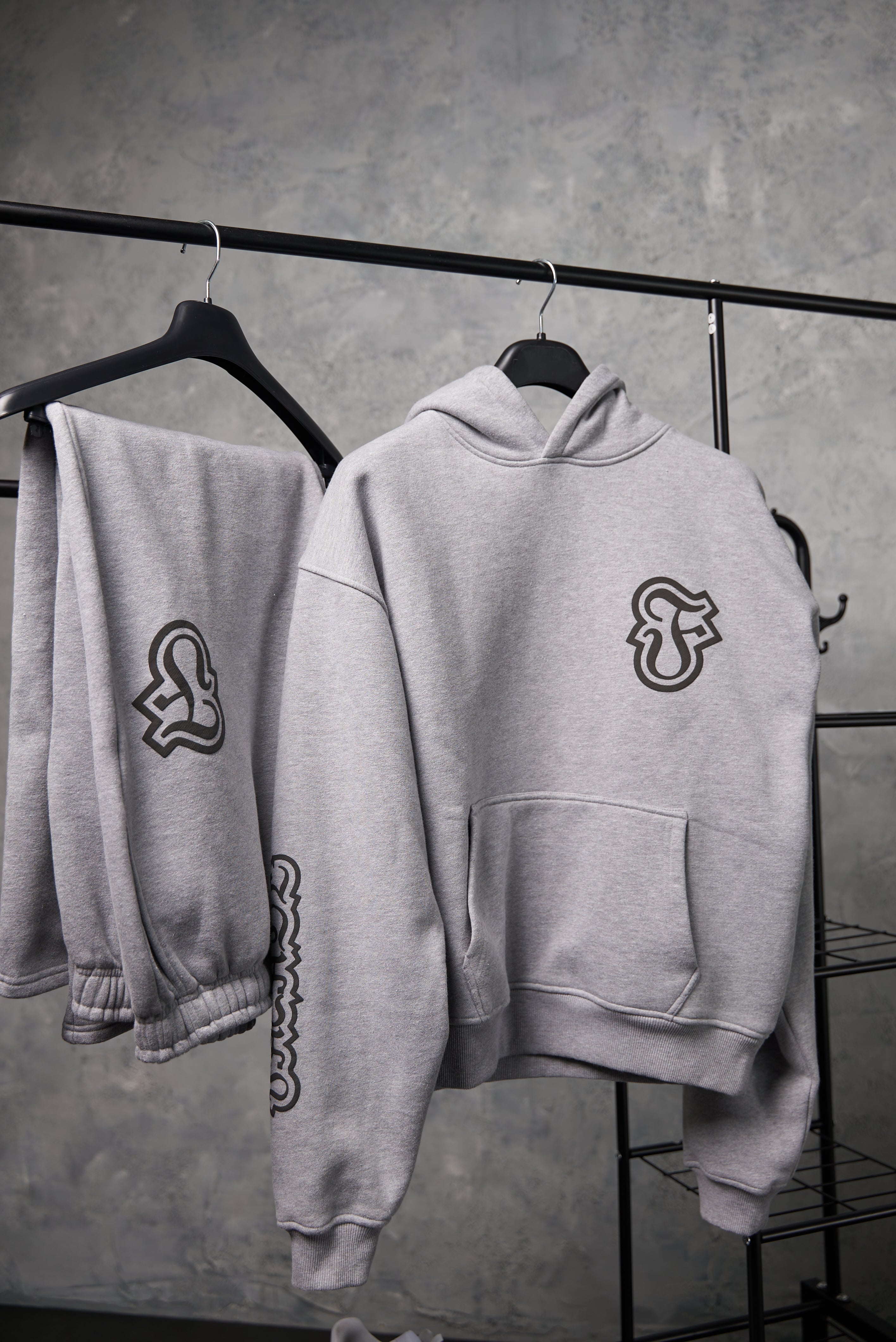 F4C4DE TRACKSUIT - GREY MARL